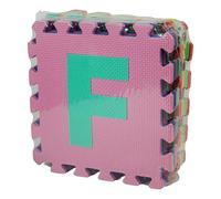 Sicignano | Tappeto Puzzle Morbido Bambini 10 Pezzi con Lettere Colorate 29,5x29,5 cm - Gioco Educativo Sicuro in Schiuma Sintetica per Stanza Giochi, Nido, Asilo e Cameretta (Lettere)