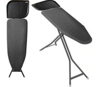 Sicignano | Tavolo Asse da Stiro da Stiro Tritone 120x40 cm, con Porta Caldaia Porta Ferro, con Porta Appendini, Antiscivolo, Colore Grigio, Dimensioni Aperto 153x43x95h cm