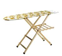 Sicignano | Tavolo da Stiro in Legno | Asse da Stiro | Dimensioni 118x34x92h cm | Regolabile in 3 Posizioni | Pieghevole | Leggero | Porta Biancheria | Porta Caldaia | Made in Italy (Faggio Naturale)