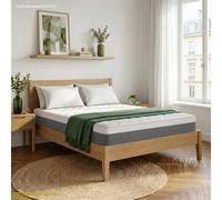 Sicignano TERMICO 5 Materasso Matrimoniale Francese in Memory Gel e AirFoam 5 Strati Reversibile, 140 x 190 x 26 cm
