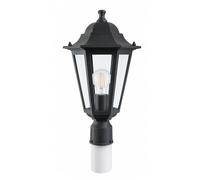 Sicignano Testa-palo Grande, Alluminio Pressofuso, Vetro Trasparente, E27, IP43, Ø60 mm (4)