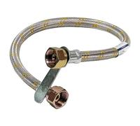 Sicignano | Tubo Flessibile GPL, F/F - Gas Propano Butano Liquido - Raccordo per Tubo Flessibile Conforme a UNI CIG 7140 - con Chiavetta, 20x14 mm, Pressione Massima 10 Bar (50 cm)