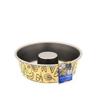 Sicignano x2 Forme Ciambella Antiaderenti in Alluminio Ø 21 x 6 cm per Forno e Friggitrice ad Aria Colori Assortiti