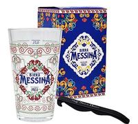 sicilia bedda - BICCHIERE BIRRA MESSINA ED. LIMITATA 0.2 CL - Tributo agli Artisti Siciliani con Apribottiglia (Luminarie di Trapani)