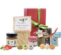 Sicilia Bedda - Box Cesti Natalizi Prodotti Tipici Siciliani - Una Gustosa IDEA REGALO (Box Trapani)