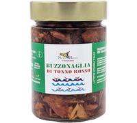 Sicilia Bedda - Buzzonaglia di Tonno Rosso Mediterraneo con Olio d'Oliva - 200 Grammi - Extra Premium Quality da Pesca Sostenibile