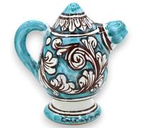 SICILIA BEDDA CAPACI Bummulo Malandrino Caltagirone, Borraccia, h 11 cm ca. - in Vari decori (1Unità) - Decoro 5