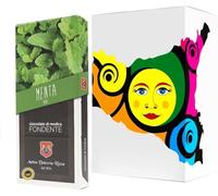 Sicilia Bedda - CIOCCOLATO DI MODICA IGP - Cioccolato di Modica SENZA GLUTINE - VARI GUSTI GR. 100 (MENTA)