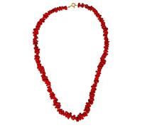 Sicilia Bedda - Collana in Corallo Rosso del Mediterraneo a frangia piccola - Argento 925 - Prodotto realizzato interamente a Mano