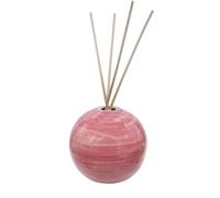 sicilia bedda - Diffusore per Ambienti Profumatore con Bastoncini in Ceramica di Caltagirone - Sfera Moderna Diametro 8 CM (Rosa)