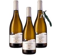 Sicilia Bedda - FAZIO VINI - Vino Bianco Prodotto a Erice - IDEA REGALO (AEGADES GRILLO Erice Doc, 3 Bottiglie con Apribottiglia)