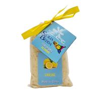 Sicilia Bedda - FIOR DI SALE AROMATIZZATO IN BUSTA GR. 200 - Prodotto nelle Saline Trapanesi (Limone)