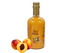 Sicilia Bedda - Liquori Siciliani Fruttati - Elegante Bottiglia 500 ML - (Pesca)