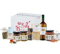 Sicilia Bedda - Prodotti Tipici Siciliani - " Una Cena per 4 Persone " - IDEA REGALO (La Mangiata Trapanese)