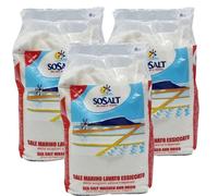 Sicilia Bedda - SALE MARINO FINO SOSALT DAL MARE DI TRAPANI - 3 Confezioni da 1 KG