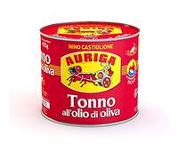 Sicilia Bedda - Tonno Auriga "Nino Castiglione" - Tonno all' Olio d'Oliva - Lavorato a Mano - Alta Qualità (Lattina 600 Grammi)