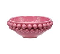 Sicilia Bedda - Vaso Centrotavola Pigna in Ceramica di Caltagirone - Verus Ceramiche Caltagirone (Rosa, Diametro 15)