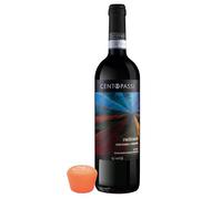 Sicilia Bedda - Vino CENTOPASSI CL. 75 - Vini Siciliani dedicati a Peppino Impastato - Con Gadget Sicilia Bedda (1 Bottiglia, Radioaut Nero D'avola Perricone DOC)