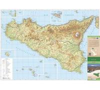 Sicilia. Carta stradale della regione 1:325.000 (cm 96x69)