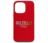 Sicilia Italia Costa Mediterranea All'interno Palermo Testo in grassetto Custodia per iPhone 13 Pro
