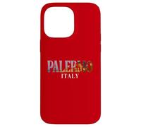 Sicilia Italia Costa Mediterranea All'interno Palermo Testo in grassetto Custodia per iPhone 14 Pro Max