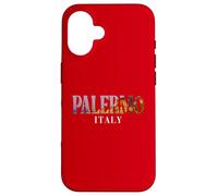 Sicilia Italia Costa Mediterranea All'interno Palermo Testo in grassetto Custodia per iPhone 16