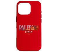 Sicilia Italia Costa Mediterranea All'interno Palermo Testo in grassetto Custodia per iPhone 16 Pro