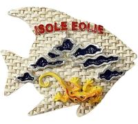 Sicilia Italia Isole Eolie Isole Eolie Calamita Frigorifero Magnete Decorazione Magnete Magnete Adesivo Souvenir Resina Artigianato