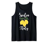 Sicilia Italia Souvenir Siciliano Italiano Promemoria Uomo Donna Canotta
