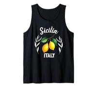 Sicilia Italia Souvenir Siciliano Italiano Promemoria Uomo Donna Canotta