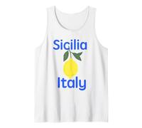 Sicilia Italia Souvenir Siciliano Italiano Promemoria Uomo Donna Canotta