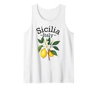 Sicilia Italia Souvenir Siciliano Italiano Promemoria Uomo Donna Canotta