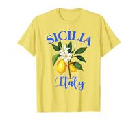Sicilia Italia Souvenir Siciliano Italiano Promemoria Uomo Donna Maglietta