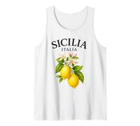 Sicilia Italian Souvenir Italia Limoni Sicilia Uomo Donna Bambino Canotta