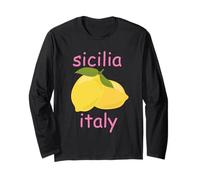 Sicilia Souvenir Italiano Limoni Italia Souvenir dalla Sicilia Maglia a Manica