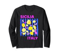 Sicilia Souvenir Italiano Limoni Italia Souvenir dalla Sicilia Maglia a Manica