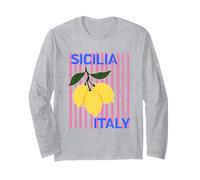Sicilia Souvenir Italiano Limoni Italia Souvenir dalla Sicilia Maglia a Manica