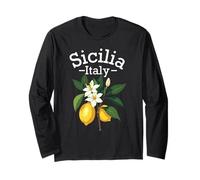 Sicilia Souvenir Italiano Limoni Italia Souvenir dalla Sicilia Maglia a Manica