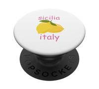 Sicilia Souvenir Italiano Limoni Italia Souvenir dalla Sicilia PopSockets PopGrip Adesivo
