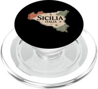 Siciliani Italiani Italia Sicilia Mappa Palermo Italia Sicilia PopSockets PopGrip per MagSafe