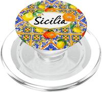 Siciliano Sicilia limone Arte mediterranea PopSockets PopGrip per MagSafe