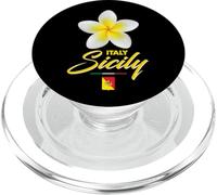 Sicily Italy Tropical Flower Yellow Frangipani Aesthetic Art PopSockets PopGrip per MagSafe