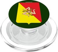 Sicily Sign I Love Sicily, Sicily Italy Illustration Graphic PopSockets PopGrip per MagSafe