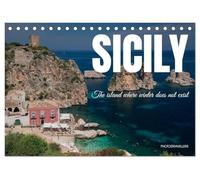 Sicily - The island where winter does not exist (Desk Calendar 2026 DIN A5 landscape), CALVENDO 12 Month DeskCalendar: The sea all year round