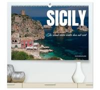 Sicily - The island where winter does not exist (High Quality Premium Wall Calendar 2026 DIN A2 landscape),CALVENDO 12 Month Wall Calendar: The sea all year round