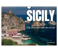Sicily - The island where winter does not exist (Wall Calendar 2026 DIN A4 landscape), CALVENDO 12 Month Wall Calendar: The sea all year round