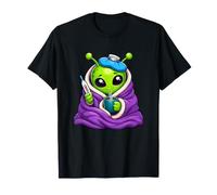 Sick Alien Termometro Caldo Cacao Spazio Umorismo Maglietta