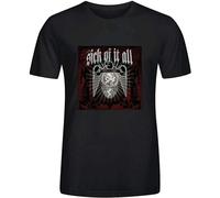 Sick of It all Death To Tyrants Shirts 100 Cotton Men Round Neck Black S