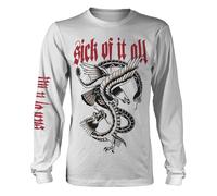 Sick Of It All Maglietta Aquila Manica Lunga Adulto Unisex (PH1512)