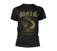 Sick Of It All New York Hardcore Maglietta Pantera Adulto Unisex (PH236)